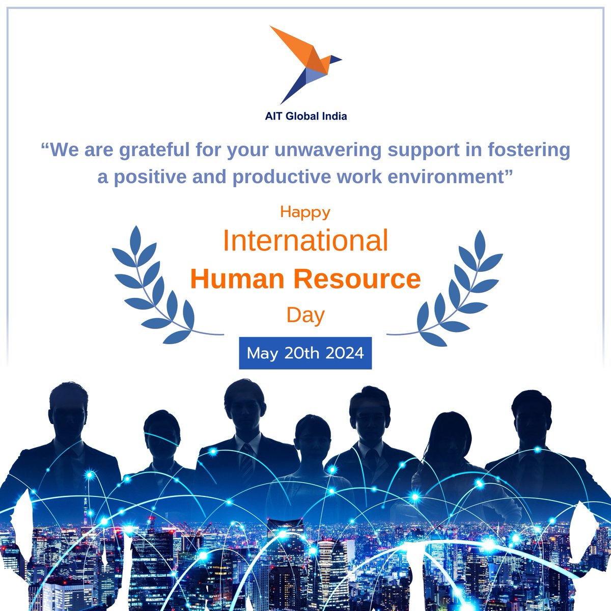 AITGlobalIndia's tweet photo. Happy International HR Day!

#InternationalHRDay #AITGlobalIndia #ThankYouHR #HRHeroes
#EmployeeAppreciation #WorkplaceExcellence #HRProfessionals #Gratitude https://t.co/pDz6Ohjs8C