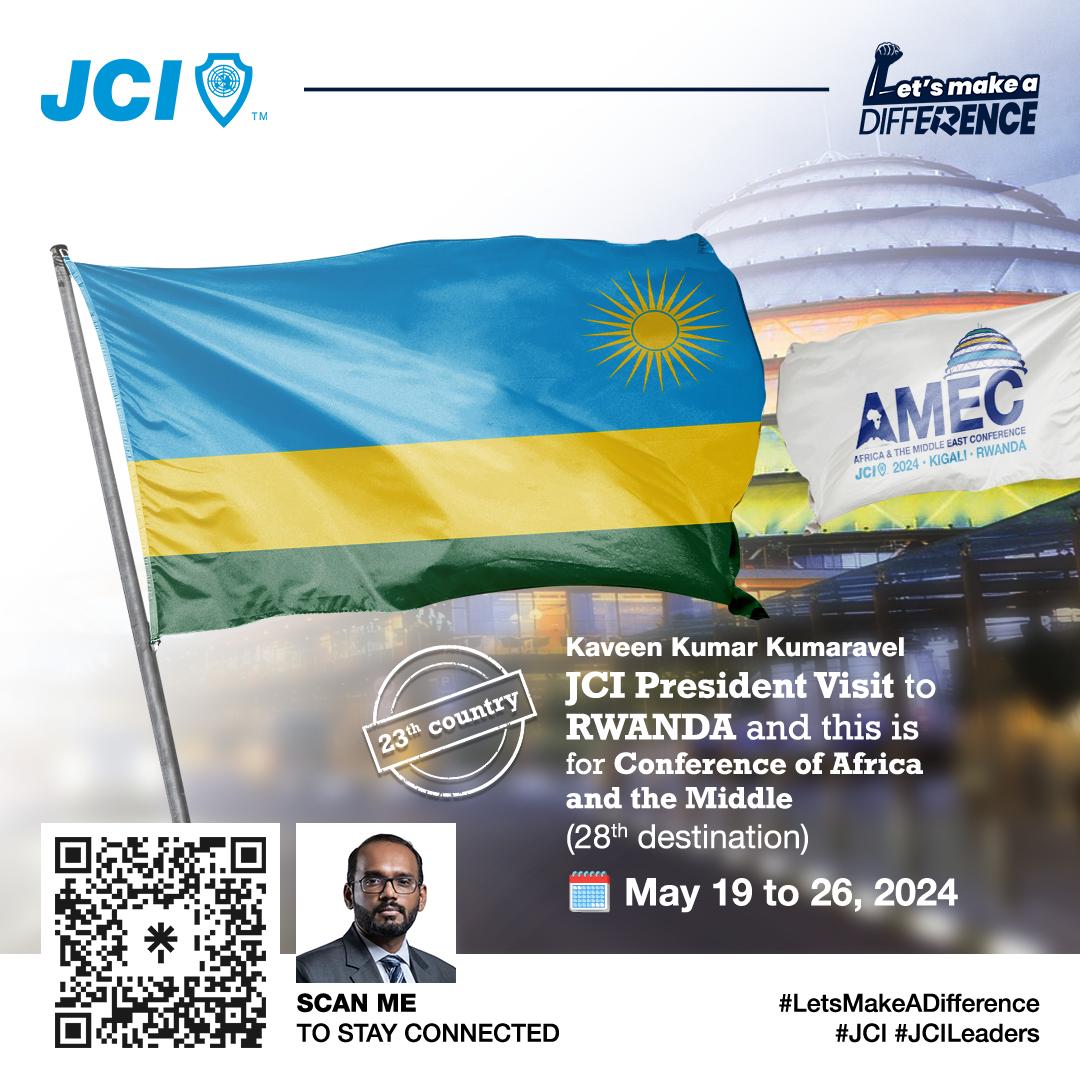 28th Destination #Rwanda for a conference of Africa and the Middle

#jci #jcileaders 
#letsmakeadifference