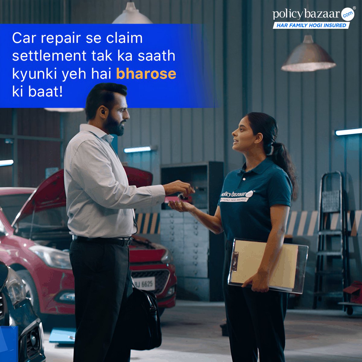 Our experts are there for you at every step, from car repairs to claim settlements. Compare car insurance and save up to ₹8,000*! #Policybazaar #Insurance #CarInsurance #CarRepair