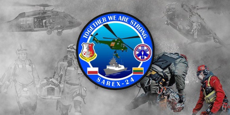 SAREX-24 🚨 Dziś rozpoczyna się ćwiczenie taktyczno-specjalne z zakresu prowadzenia akcji poszukiwawczo-ratowniczych na obszarze lądowym i morskim. Jego zasadniczym celem jest sprawdzenie zdolności Sił Zbrojnych RP 🇵🇱 i układu pozamilitarnego, jako elementów systemu