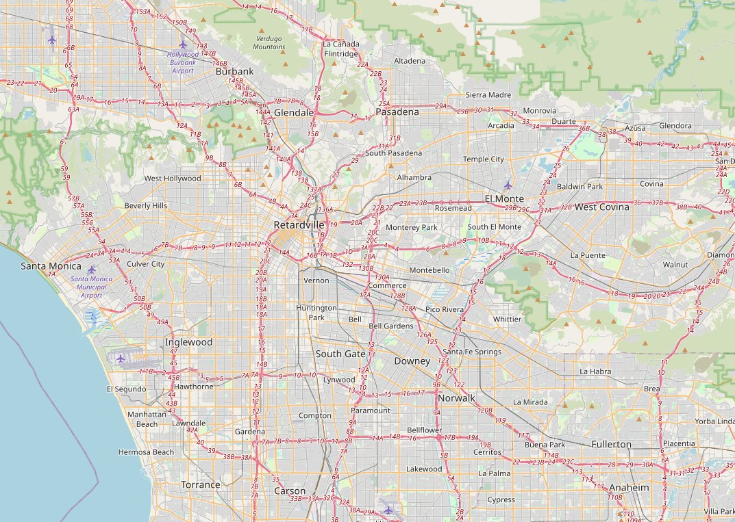 Los Angeles is now officially Retardville (check OpenStreetMap)