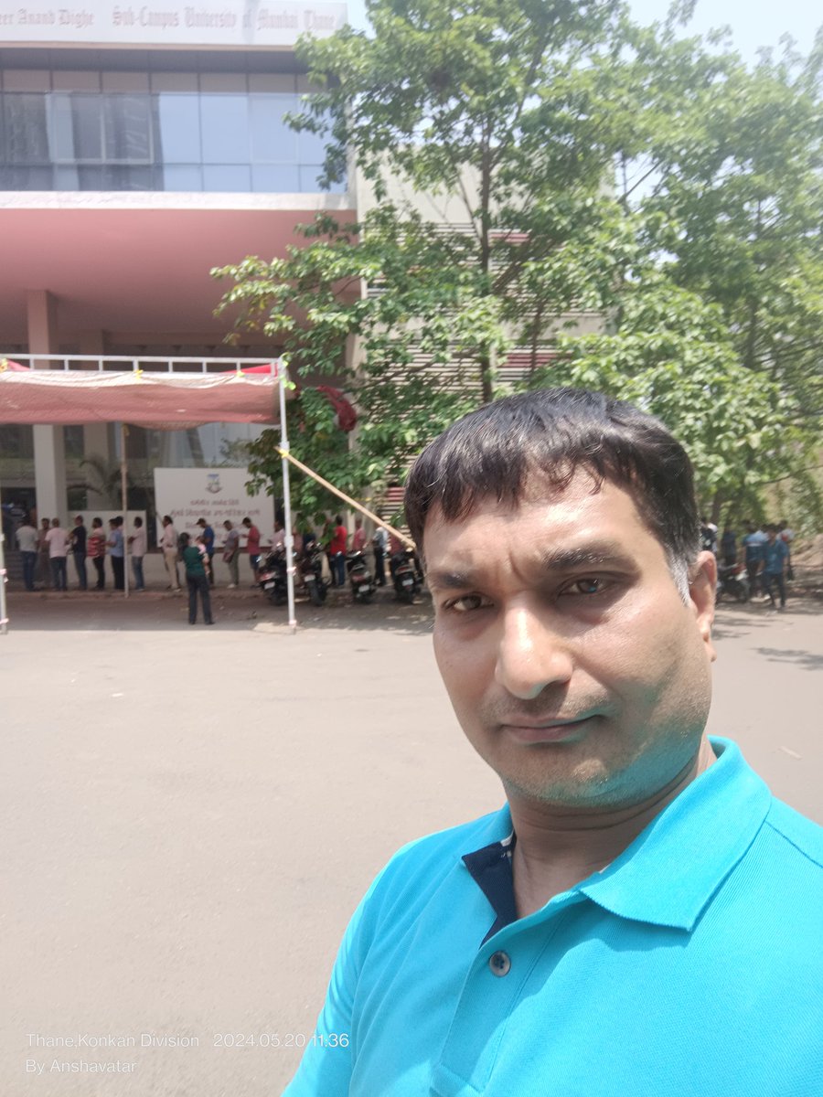 Anshavatar's tweet photo. Came from Bangalore to Mumbai and Now sweating 🥵 and in the queue to fulfill my national duty 

How about you ? 

So, let's speak loud 📢
Jagao Jagao
#HarGharTiranga ke saath
Har Ghar #SoneKiChidiyaKoJagao
#AwakeningTheGoldenBird hidden inside each of you https://t.co/LQgYcz1pym