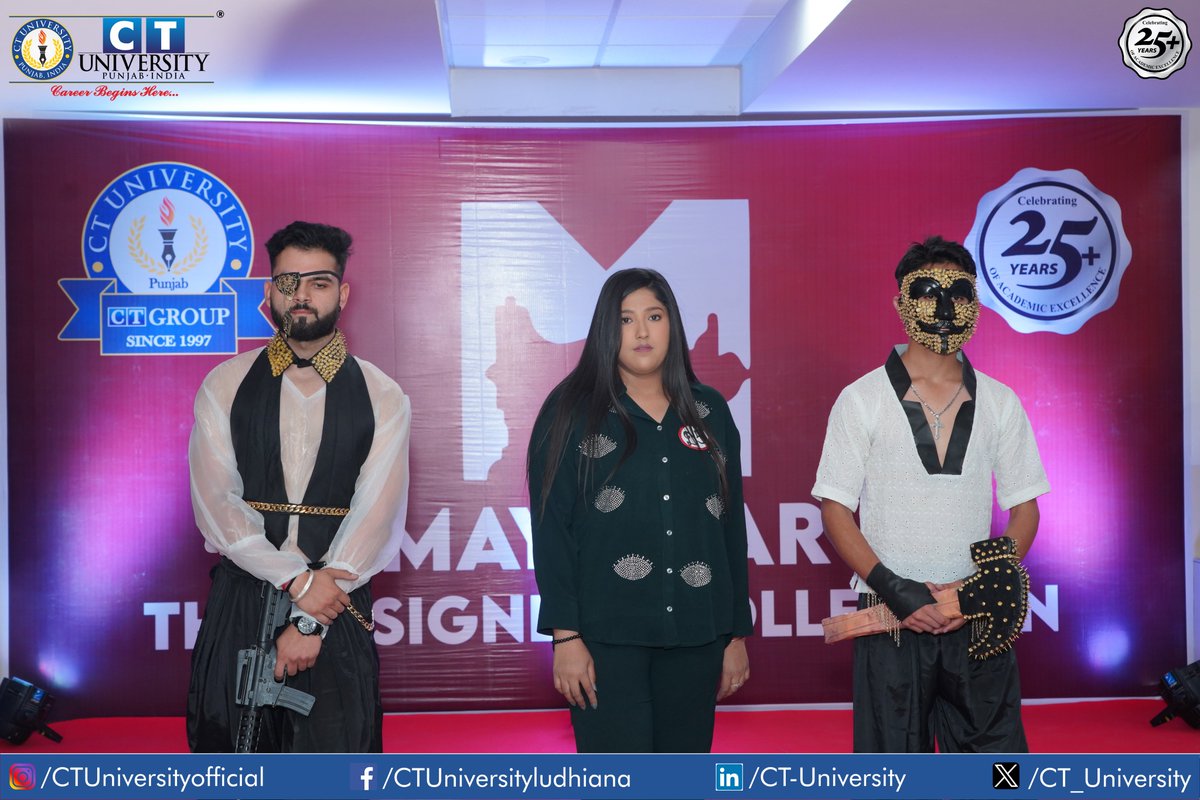 CT_University's tweet photo. Introducing #Mayassar 2024 - The Designer's Collection!
CT University's Department of Fashion Design wowed the crowd with their exceptional talent and creativity.

From the diverse and imaginative themes, presentation was a masterpiece.

Have a look ….

#CTU #CTians https://t.co/p7z6oc88Nu