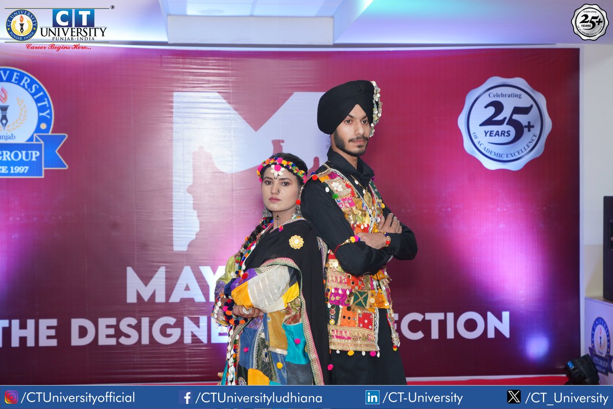 CT_University's tweet photo. Introducing #Mayassar 2024 - The Designer's Collection!
CT University's Department of Fashion Design wowed the crowd with their exceptional talent and creativity.

From the diverse and imaginative themes, presentation was a masterpiece.

Have a look ….

#CTU #CTians https://t.co/p7z6oc88Nu