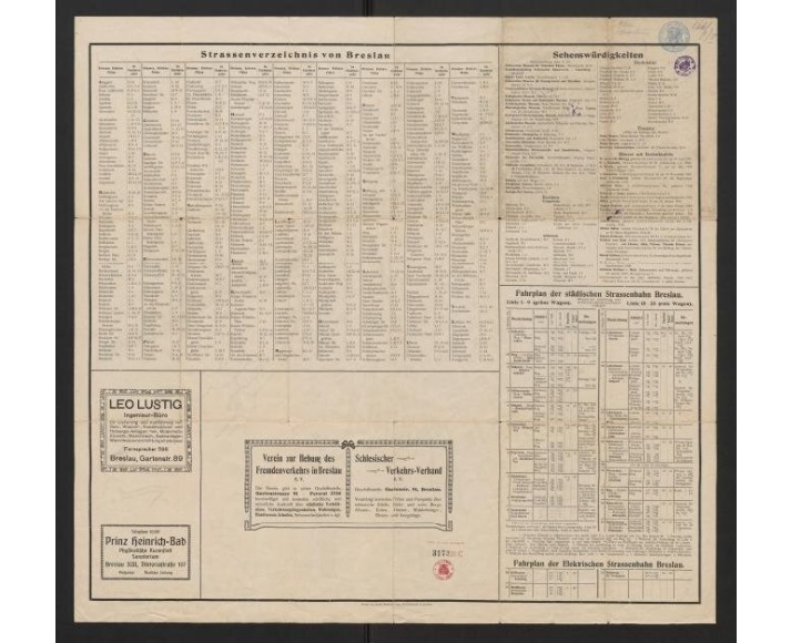 BCUWr's tweet photo. Z cyklu: Mapy i plany Wrocławia w zbiorach BUWr. Na obchody stulecia zwycięstwa nad Napoleonem w 1913 r. został oprac. i wydany przez Miejski Urząd Pomiarowy Plan von Breslau - najlepszy do I wojny światowej turystyczno-komunikacyjny plan Wrocławia...
https://t.co/JwCS6yRBRN https://t.co/kRBl3tSJpr