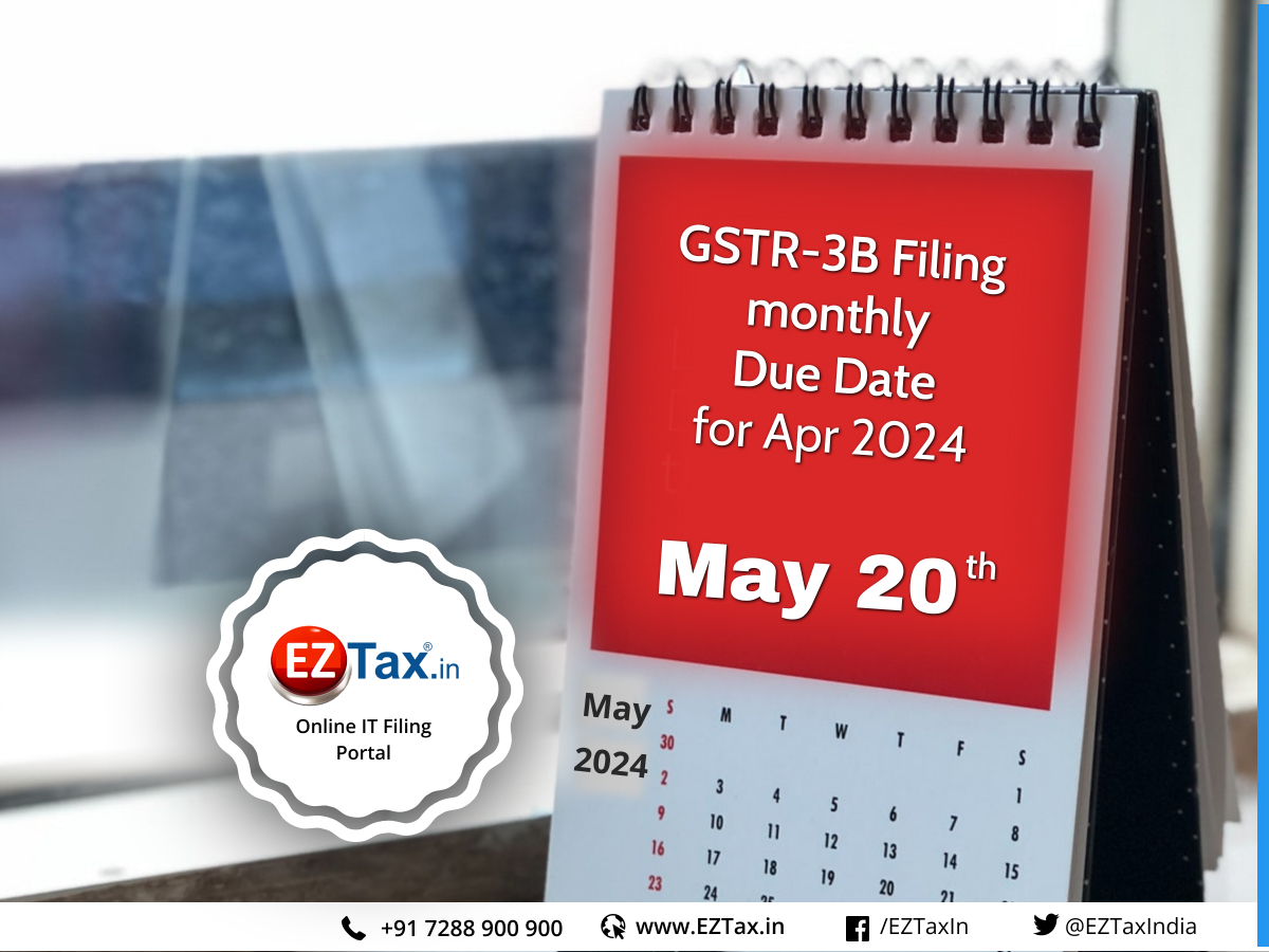 Today, is the last date for monthly GSTR-3B filing.

If you are using EZTax.in/books/ .. go to R&R > Refresh Data > Download GSTR-3B file to upload.

#eztax #GSTR3B #GST #Duedate #LastDate