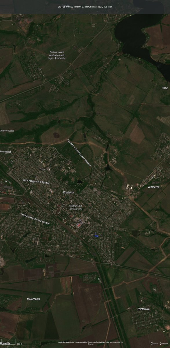 I think this is a new pipeline under construction not positive is anyone has a better idea feel free to tag me. Will attach Sentinel 2 imagery below and a birds eye view of this line