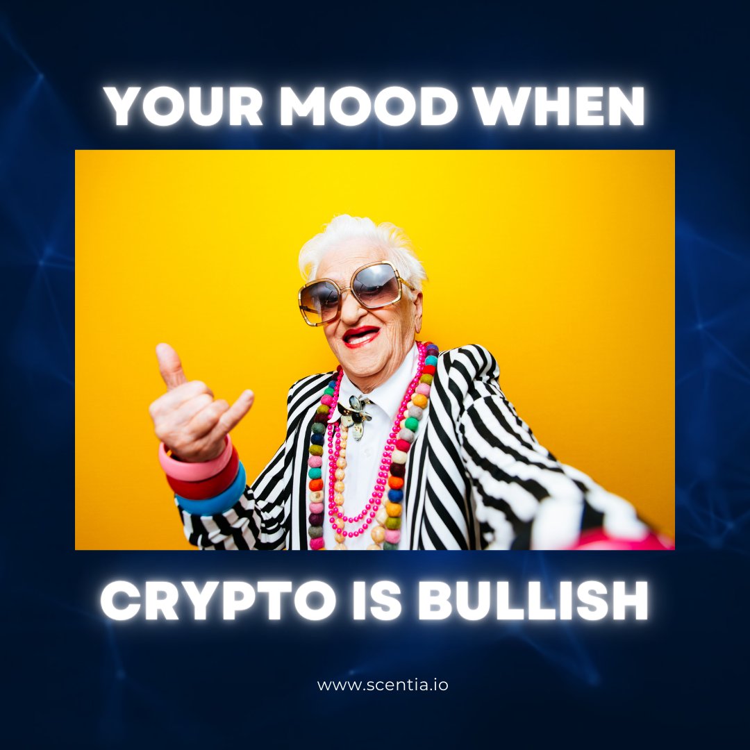 Your mood when #Crypto is #Bullish