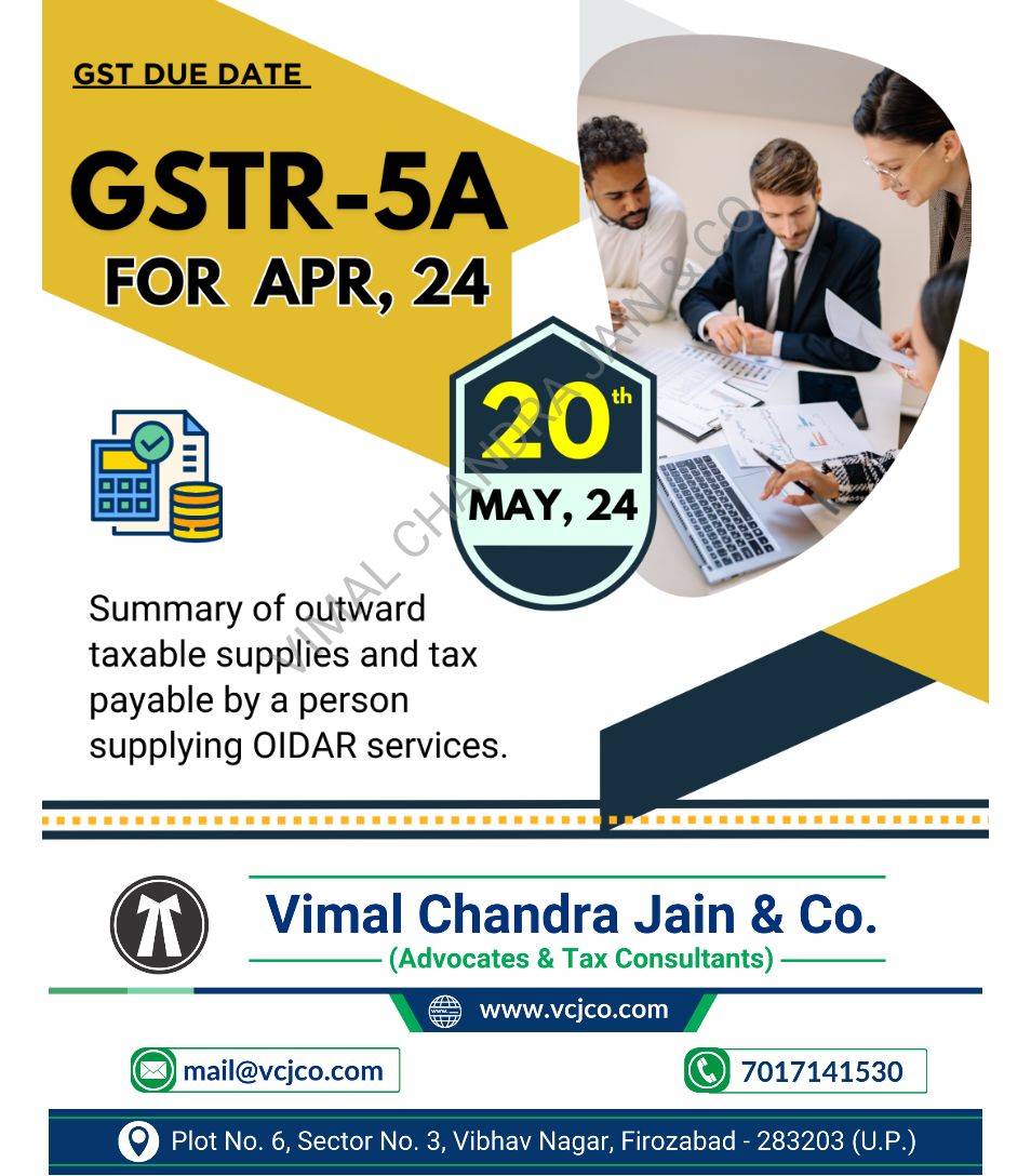 vcj_co's tweet photo. GSTR-5A #GSTR5A
#GSTCompliance
#TaxFiling
#GSTIndia
#OIDAR
#NonResidentTax
#GSTUpdates
#TaxCompliance
#FinancialRegulation
#IndianEconomy
#vcjco #firozabad #agra #shikohabad #itr #incometaxreturn #refund #gst #gstr #gstregistration #tax #taxation https://t.co/fM5bGRVoGY