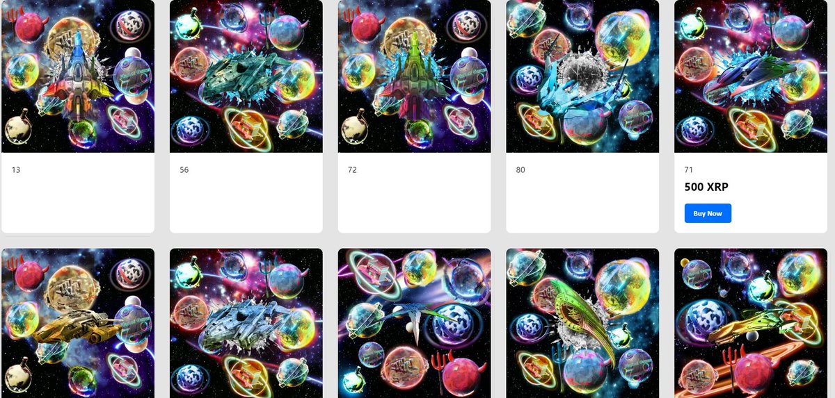 Examples of some Mints on xrp.cafe/collection/xga…