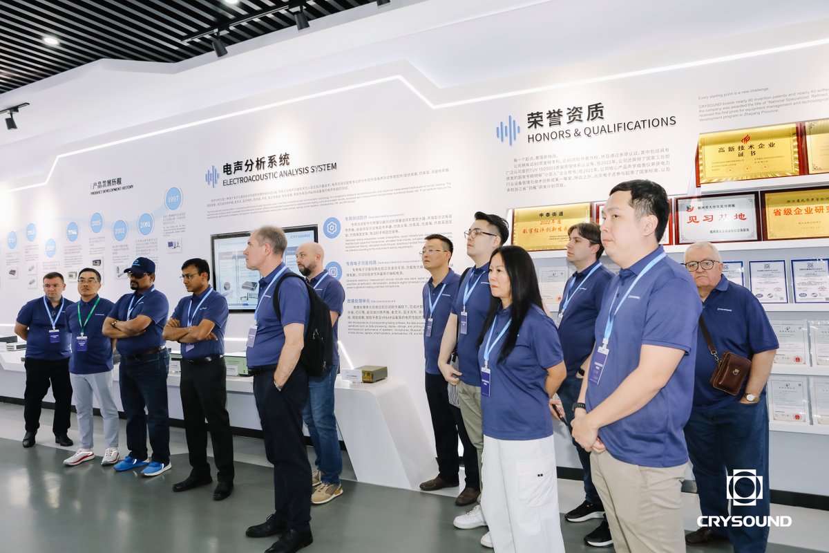 CRYSOUND1's tweet image. We are thrilled to announce the successful conclusion of the CRYSOUND 1ST Global Distributor Conference! Over the course of three incredible days, we embarked on an unforgettable journey filled with growth, learning, and camaraderie.
#CRYSOUNDConference #GlobalDistributors