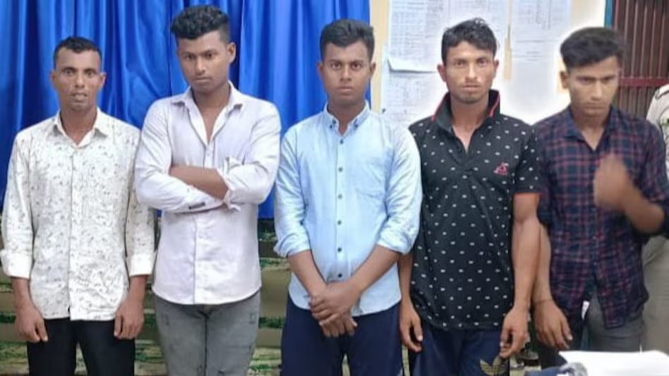 Tripura Police, GRP, and RPF detain 8 Bangladeshi nationals trying to enter the country illegally at two separate locations within 24 hours.