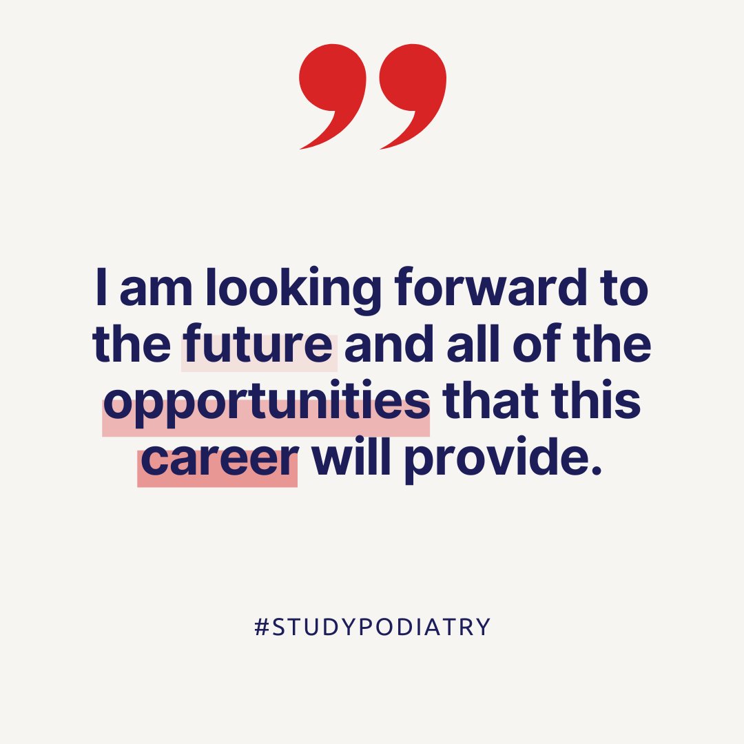 Have you considered the opportunities a career in podiatry will provide? 🤔

Link in bio for more.

#studypodiatry #podiatry #podiatrist #schoolleaver #student #alevel #university #healthcare #AHP