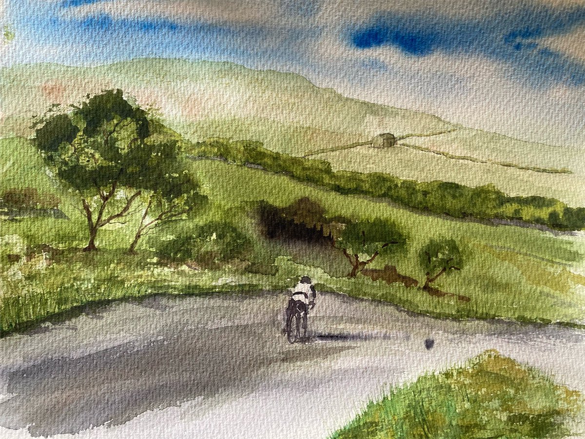 Original art for sale. Link to Etsy shop in bio or dm me #cycling #EarlyBiz #MHHSBD