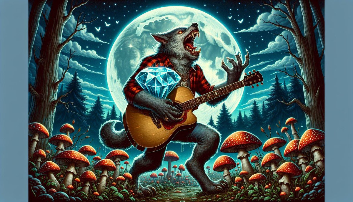 Once a month during a full moon this demon from <a href="/wolfpunxnft/">•WolfPunX</a> moves among the shrooms of <a href="/TheFungles/">FungusMungus</a> to fill its bag of $cane and feast on #fungles to nurture its need for blood.