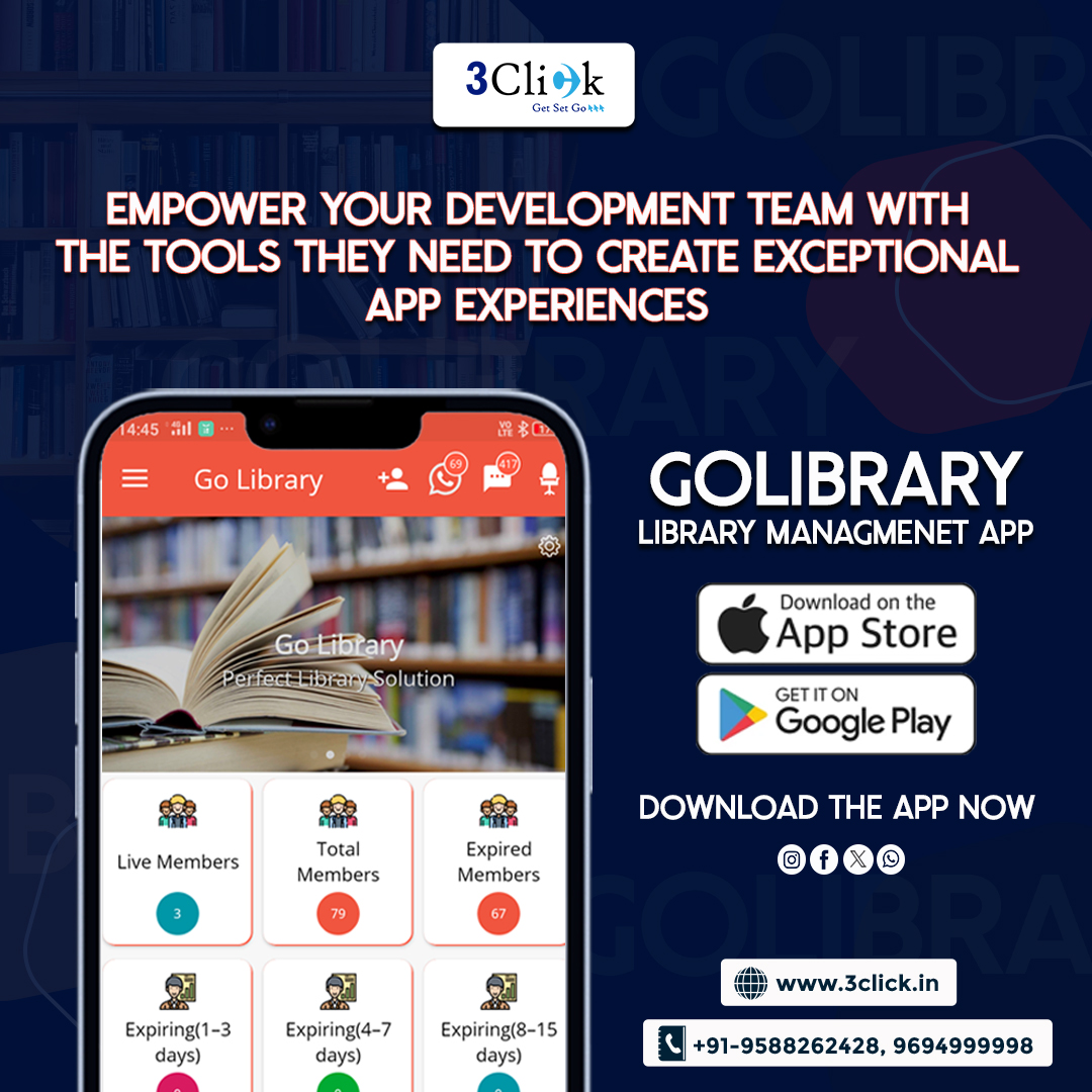 Empower your devs, build exceptional library apps!  Golibrary provides the tools for a seamless user experience. #GoLibrary #GolibraryApp #libraryapp #LibraryMobileApp #LibraryManagementApp #librarymanagement #librarymanagerapp #apptomanagelibrary #librarymobileapplication