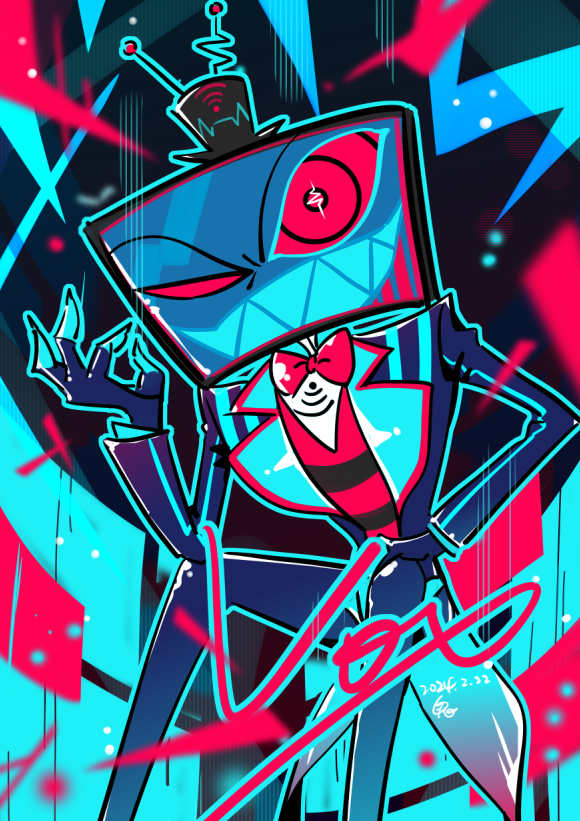 salnick128's tweet photo. 一开始画的VOX
有机会再重新修一下！
 #HAZBINHOTEL #hazbinhotelvox #vox #hazbinhotelfanart #Fanart #myart #地狱客栈 https://t.co/ZtrGLxRe7H