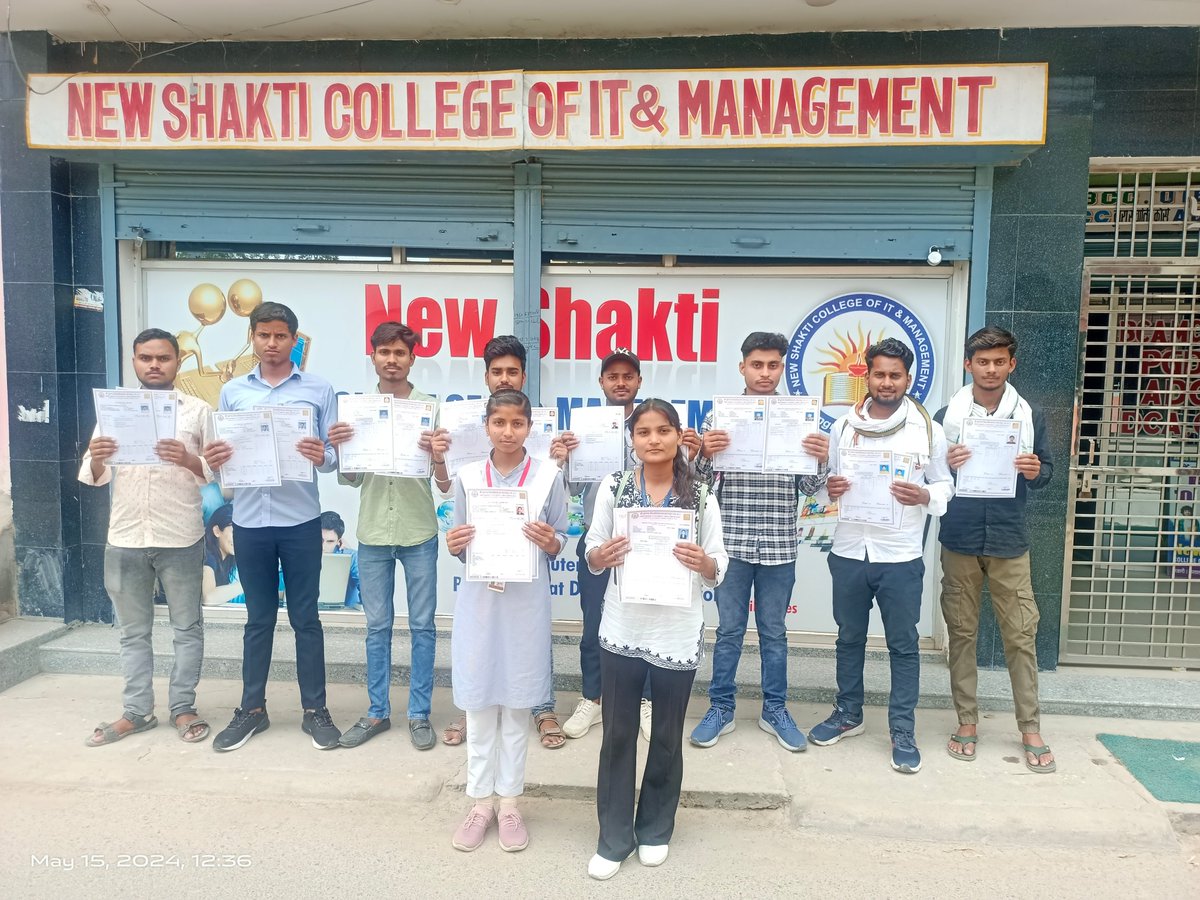 ShaktiIt's tweet photo. #न्यू_शक्ति_कॉलेज_आफ_ऑइटी_एंड_मैनेजमेंट बीसीए कोर्स (BCA COURSE) के स्टूडेंट को प्रमाण पत्र वितरण किया गया// https://t.co/YETKXBBt42