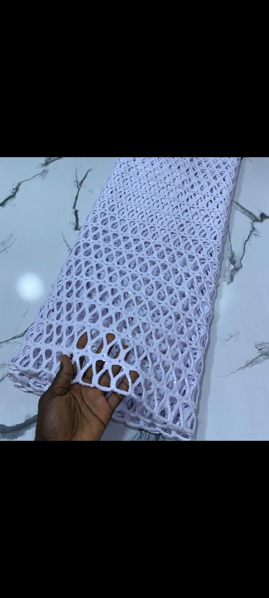 Good morning beautiful people

This beautiful cord lace is available

35k for 5 yards

Ikorodu Lagos

Nationwide Delivery

Please Rp 🙏