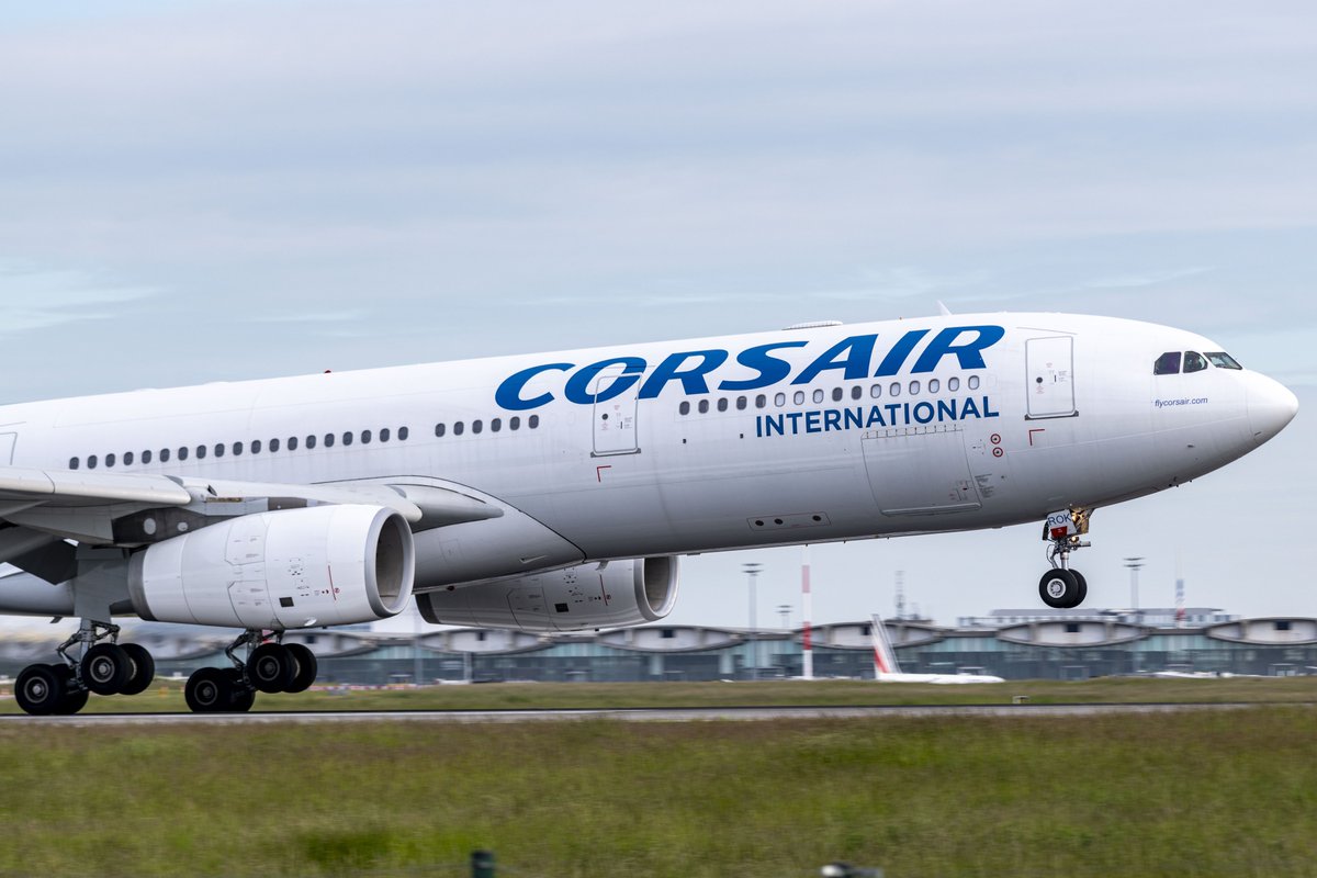 Vendredi dernier, l'A330 de Corsair F-HROK est parti pour Teruel marquant le départ d'un nouvel A330-300 de la flotte. Auparavant chez Aeroflot, il était arrivé en juillet 2020 chez Corsair 👋📷