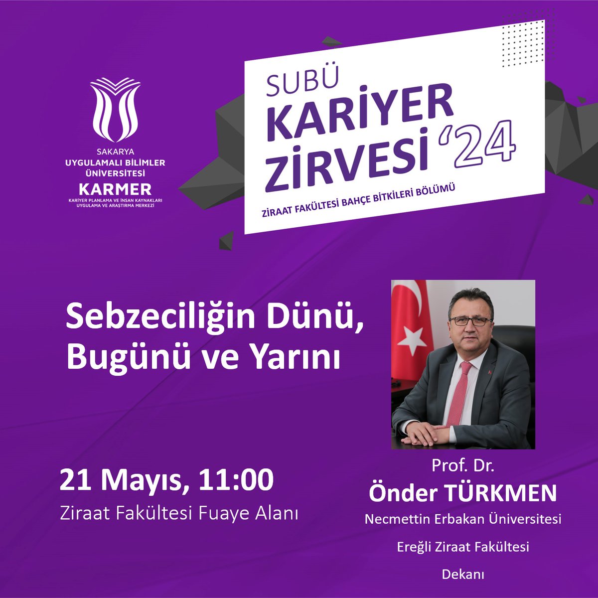 Sebzeciliğin Dünü, Bugünü ve Yarını (21 Mayıs 2024 -11:00)