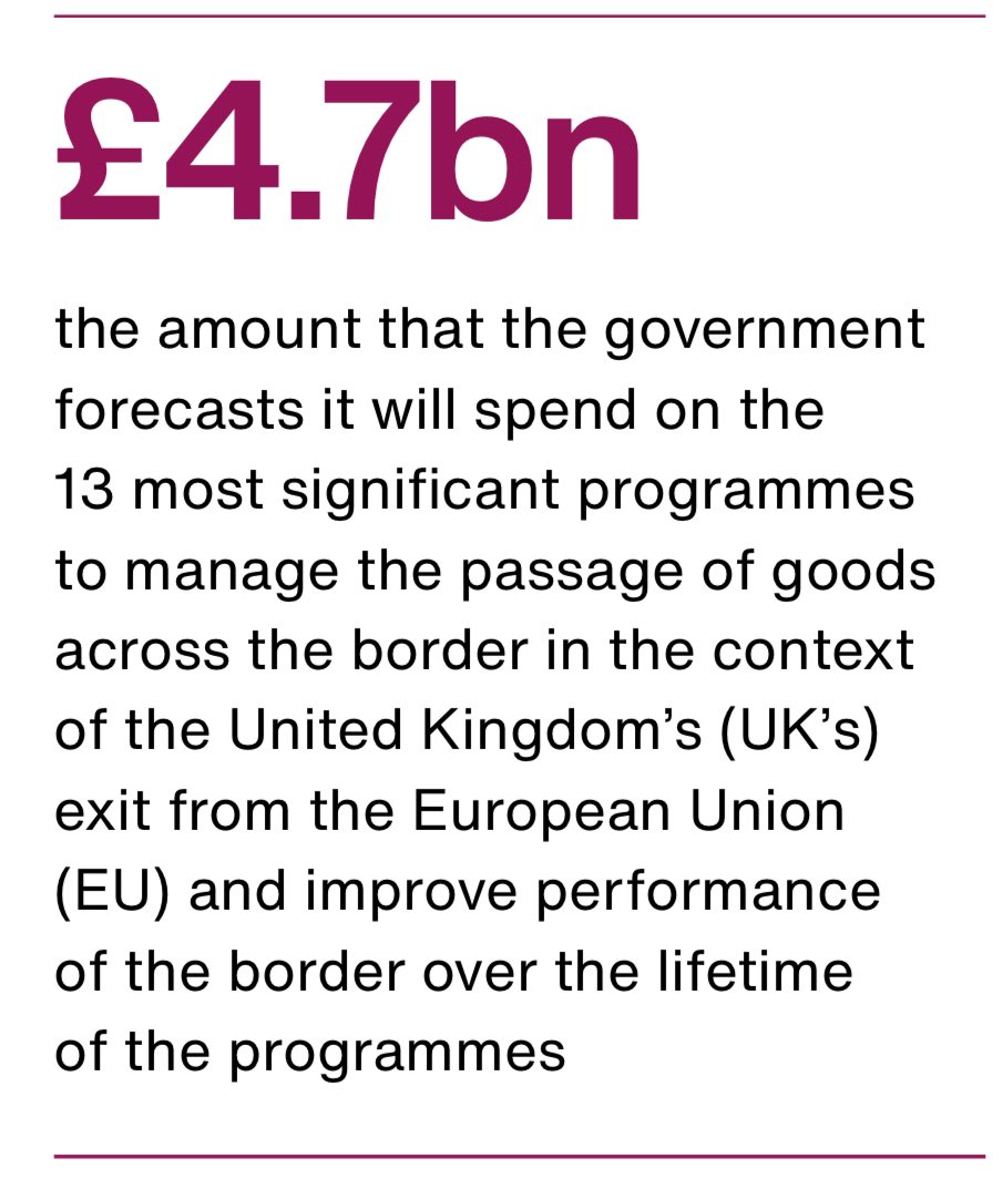 Brexit border controls, which will make trade with our European neighbours massively more difficult and expensive, will cost us at least £4.7 billion to implement, according to a new National Audit Office report.