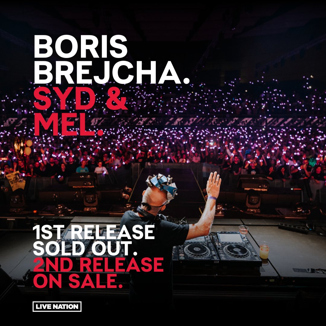 FIRST RELEASE. SOLD OUT. SECOND RELEASE. ON SALE NOW. Grab your tickets to @BB_BORISBREJCHA: lvntn.com/BBTIX25