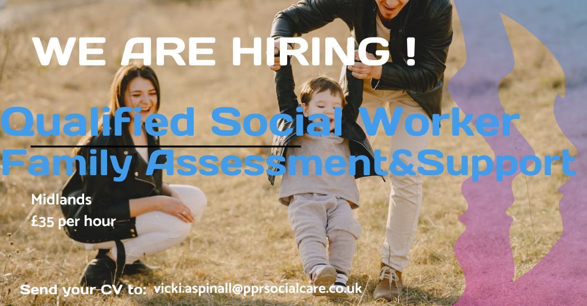 📢📢 We have #opportunities for qualified #socialworkers based in the dedicated Family Assessment and Support Team, for an authority located in #midlands paying from £35 per hour ☎️☎️ Call or message me for more information #socialwork #locum #socialworker