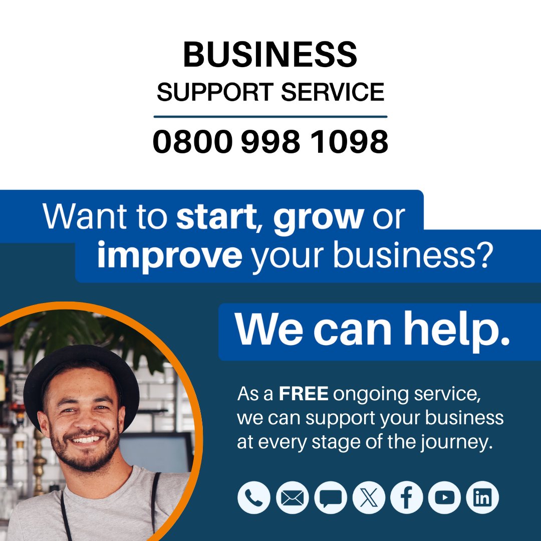 Are you a small business in need of guidance? 🤝🏻

🙋🏼‍♀️ Talk to one of our advisers at #BusinessSupportService

☎️ Contact us NOW on 0800 998 1098
📲 Drop us a direct message!
📩 Email us!

#BusinessSupport #FreeSupport