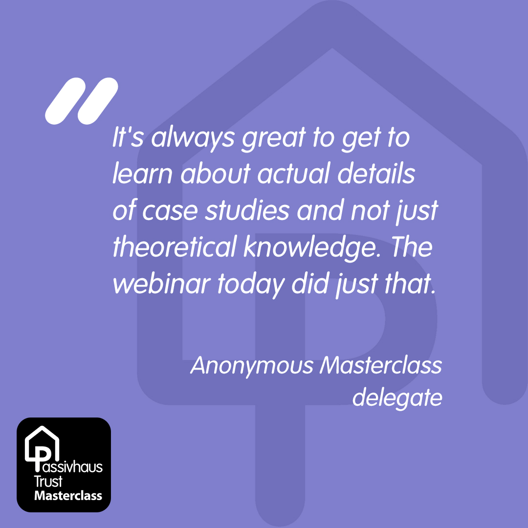 PassivhausTrust's tweet photo. On this week! #CaseStudy #LunchtimeLearning #PHmasterclass
๐ฅ๏ธLarge & Complex #Passivhaus #CareHomes
๐
22 MAY
โฐ1pm - 2:30pm
๐Online
๐https://t.co/a7DgCEgZF4
2 PHI credit points available
#Passivehouse #BetterBuildings @ArchitypeUK https://t.co/TS6UW9FDjX