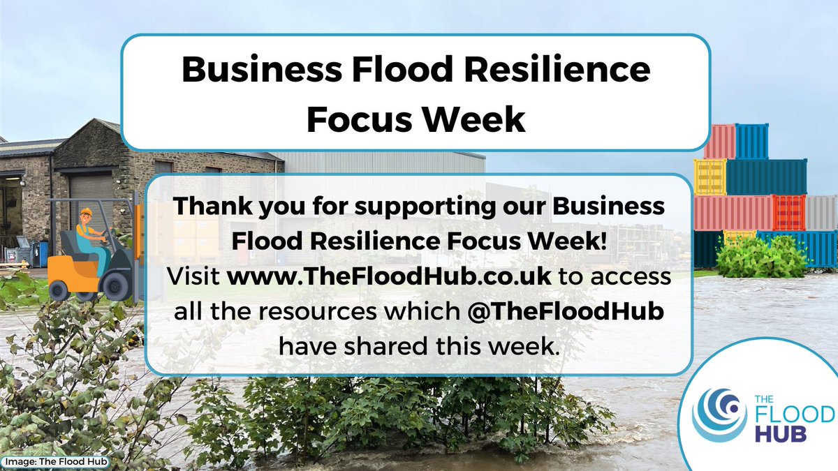 We hope you enjoyed our #Business #FloodResilience Week & found it helpful🛒 Check out our business page here ➡ thefloodhub.co.uk/business/ Or check out our toolkit to download the resources we shared➡thefloodhub.co.uk/business-flood… #BCAW2024 #BusinessContinuity #BusinessResilience