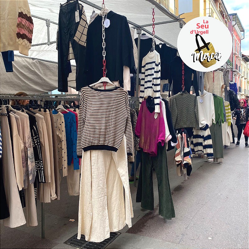 Ja has fet el canvi d’armari? 🧣 ↔️ 👗
Arriba el bon temps i amb ell les col·leccions de primavera, al mercat 🔝

Fes-hi un cop d’ull! 🗓️ Cada dimarts i dissabte, al centre històric de la Seu.
