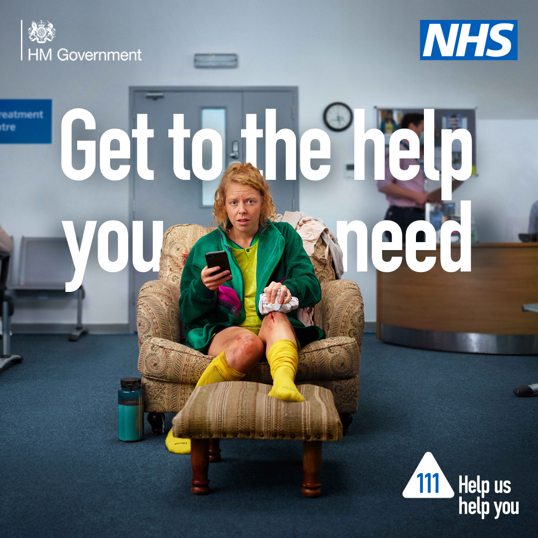 If you need urgent medical help but you're not sure where to go, use 111 to get assessed and directed to the right place for you.​ Call, go online or use the NHS App. 👉 orlo.uk/QqUVp