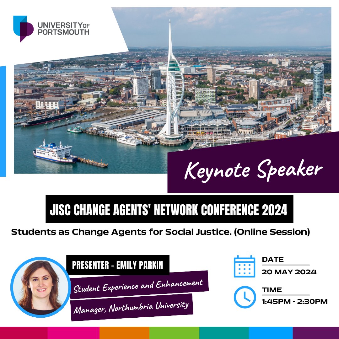 Day 1 of the Jisc Change Agents' Network Conference starts with a bang! 💥 Join Sheree in the morning for 'Unlocking Belonging' and catch Emily in the afternoon, discussing 'Students as Change Agents for Social Justice.' Don’t miss these transformative sessions!