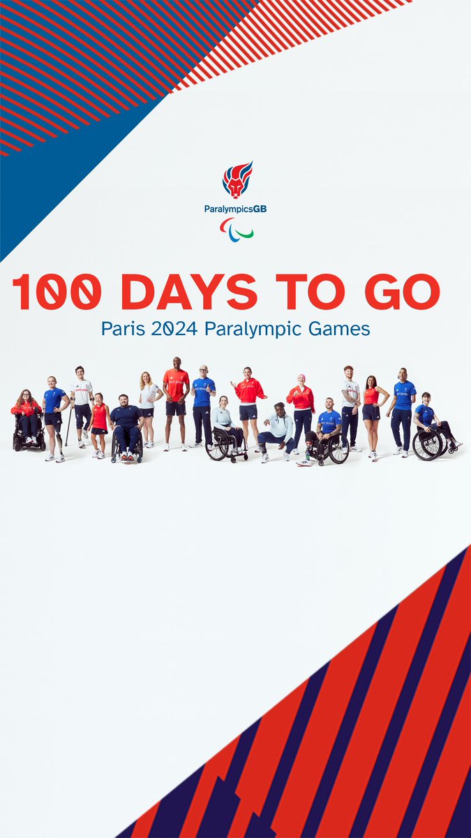 100 days. 🇫🇷 Who’s ready to get behind our athletes in Paris? ✊ #100DaysToGo | #Paris2024