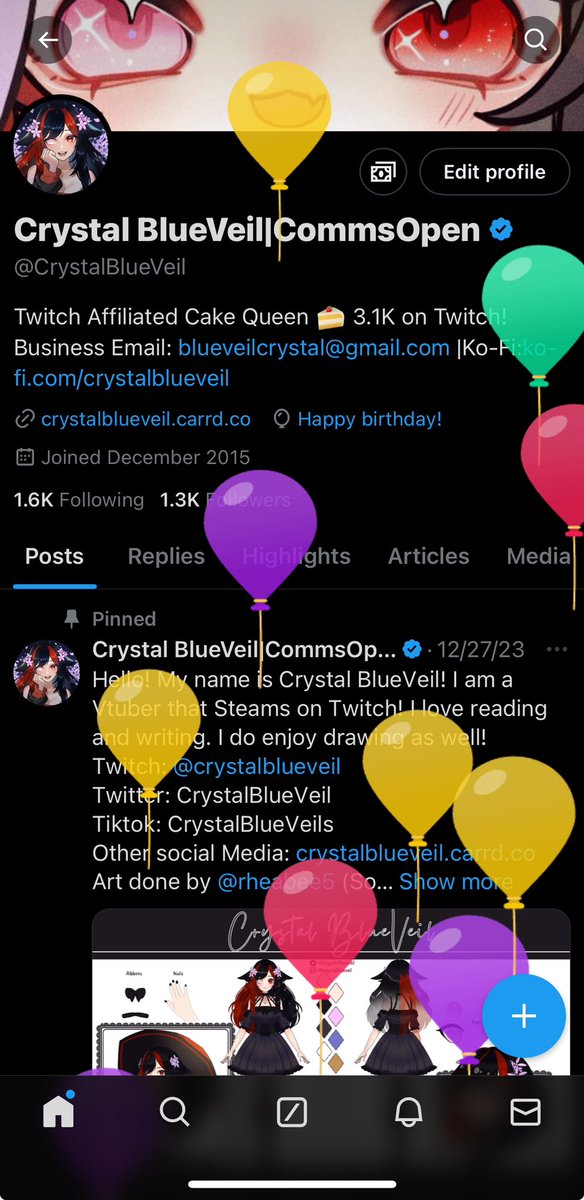 It my Birthday!!!!! #birthday #vtuber #twitch