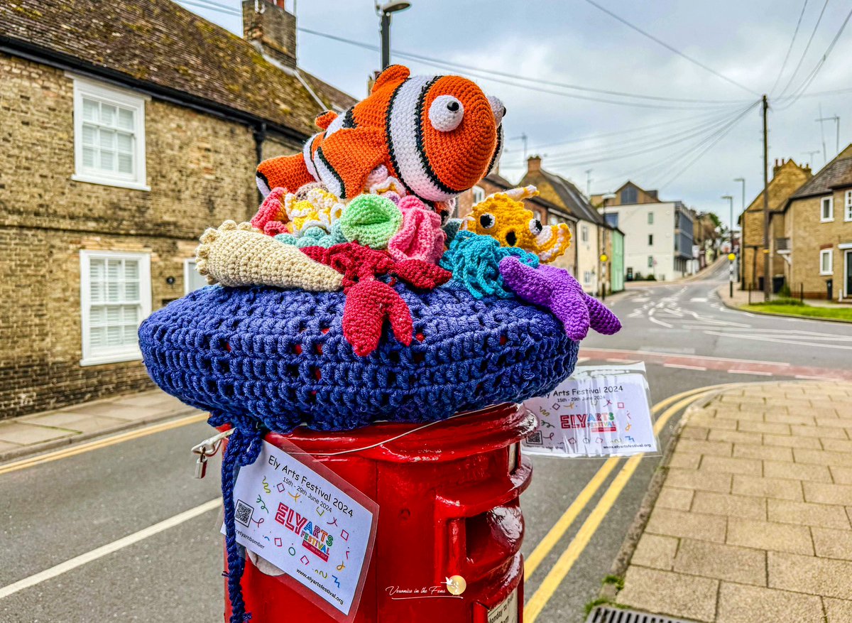 Nemo & Friends are on their way to Ely Arts Festival, starting on the 15th of June in 😍 Ely, Cambridgeshire @ElyArtsFestival #SecretYarnbomber