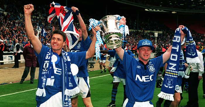 The (Under)Dogs of War On this day, 1995, Everton Bring Home the FA Cup Featuring: Barry Horne, Joe Royle, Anders Limpar, Neville Southall and Duncan Ferguson Read More Here: tinyurl.com/bdhee6y4