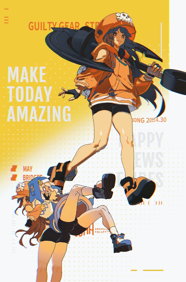 song52211599021's tweet image. #GGST #GuiltyGear 去年画的贴贴😚