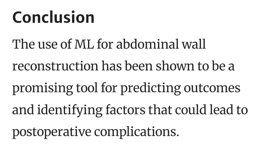 buff.ly/4bC0c0Q Machine learning, deep learning and #HerniaSurgery. Are we pushing the limits of abdominal core health? A qualitative systematic review.