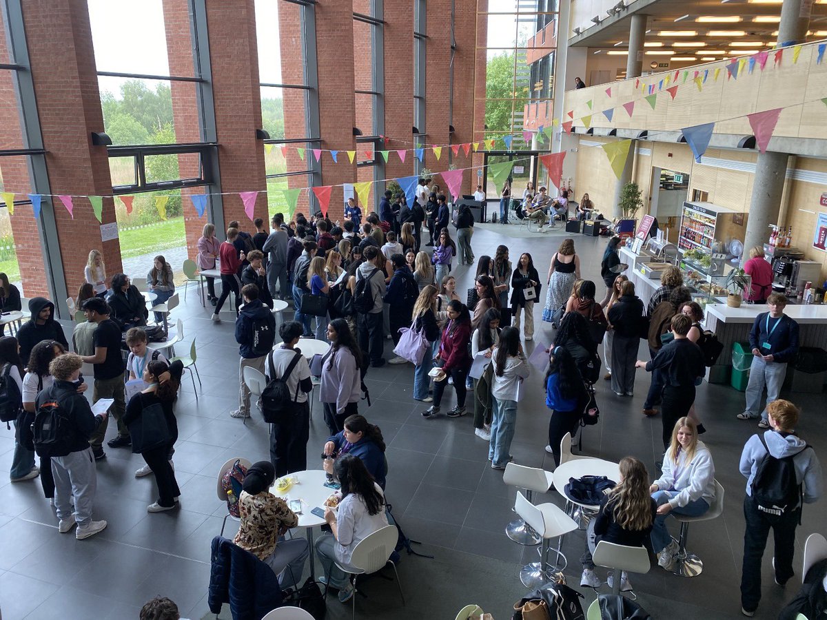A lovely afternoon of celebration, live music & ice cream for our fantastic Y13 students at @STEMcollege!