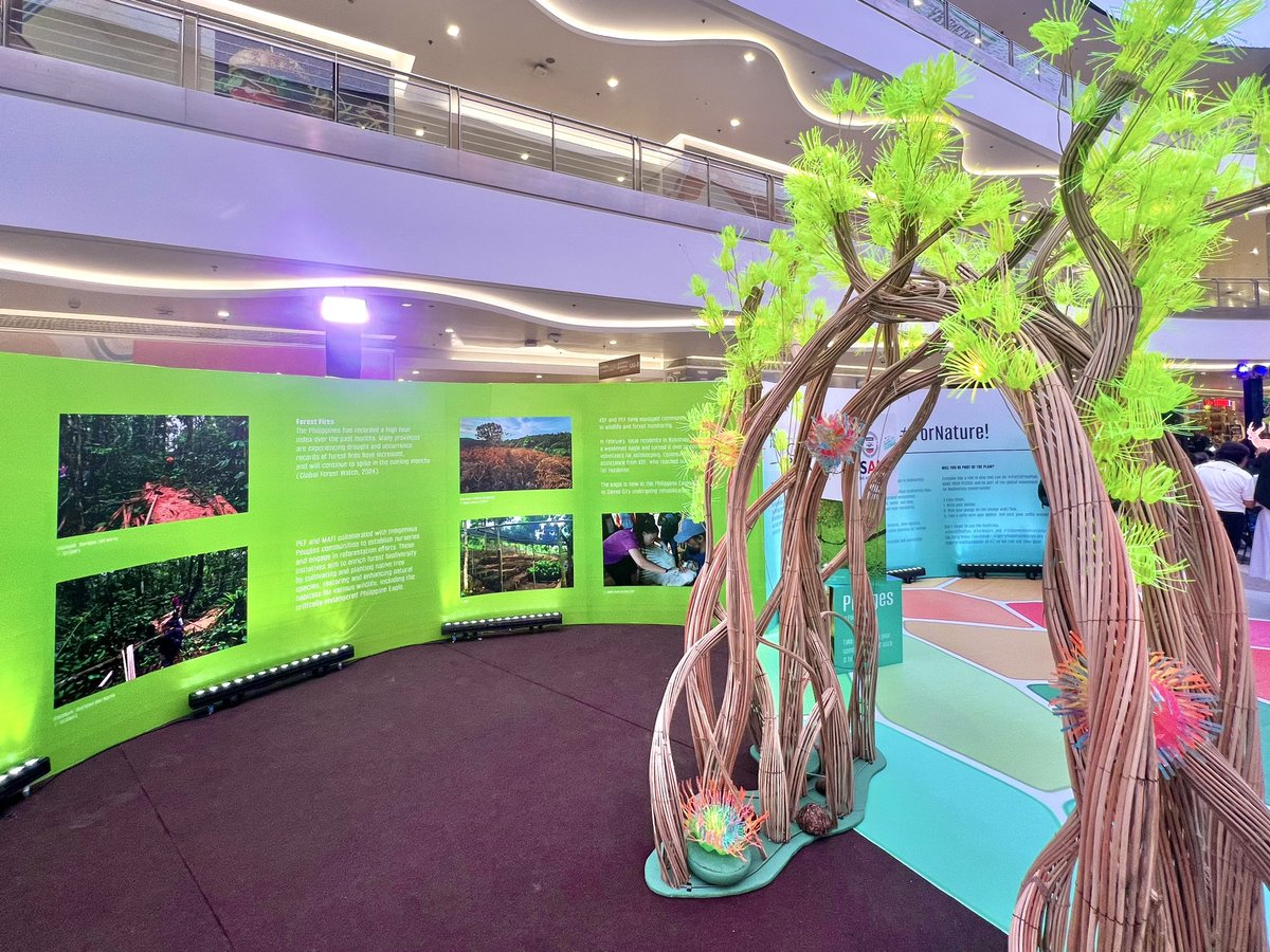 Admire the stunning arch installations created by Leeroy New at the Discover Biodiversity at Araneta City Photo Exhibit! 🪸🌺🌳 Visit the exhibit now at 📍Quantum Skyview, UGB, Gateway Mall 2 and #BePartOfThePlan! 🌏 #AranetaAt70 #CityOfFirsts #AranetaCity #GatewayMall2