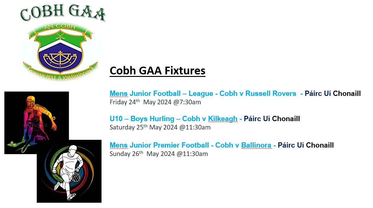 Cobh GAA (@OfficialCobhGAA) on Twitter photo 2024-05-20 07:09:29