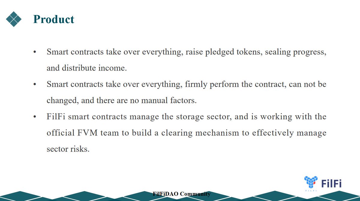 filfi_io's tweet photo. 🧐How to implement secure node co-construction in #FilFi?
🚀Fulfilling #FilFi security concept through:
1⃣Product: smart contract
2⃣Platform: extremely transparent
3⃣Community: decentralized governance of FilFiDAO #DeFi #Filecoin #blockchain
@Filecoin @FilFoundation https://t.co/hBOwAuTPDu