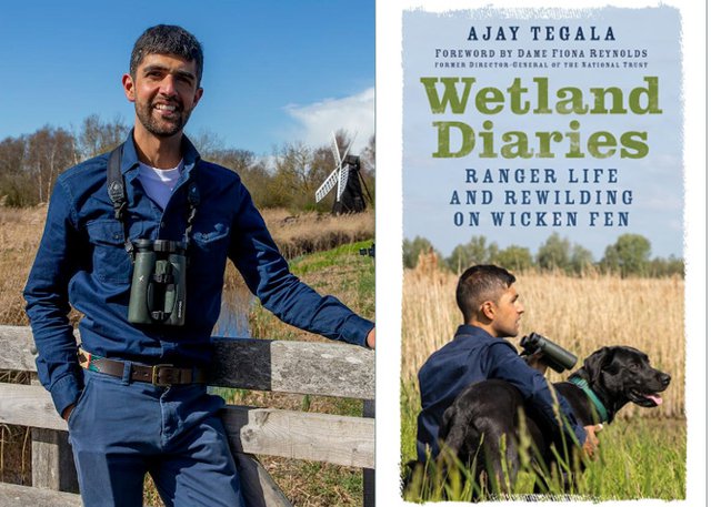 Very excited to be talking about 'Wetland Diaries' @ToppingsEly this evening! 🎟️ toppingbooks.co.uk/events/ely/aja…