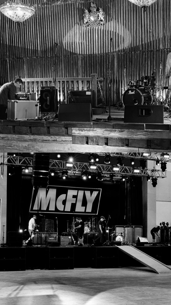 2 years ago today we arrived in Bridlington to support @SerotonesUK unbeknown that 2 months later we would be returning to support @mcflymusic It’s a crazy old industry!