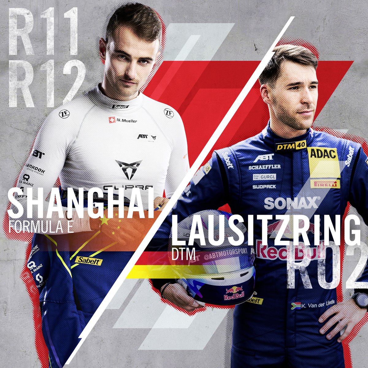 Double RACE WEEK, let's go 🔥​

#ABTSportsline #ABTCUPRAFE #DTM24  #FormulaE #RedBull #ShanghaiEPrix #GivesYouWiiings #ranDTM