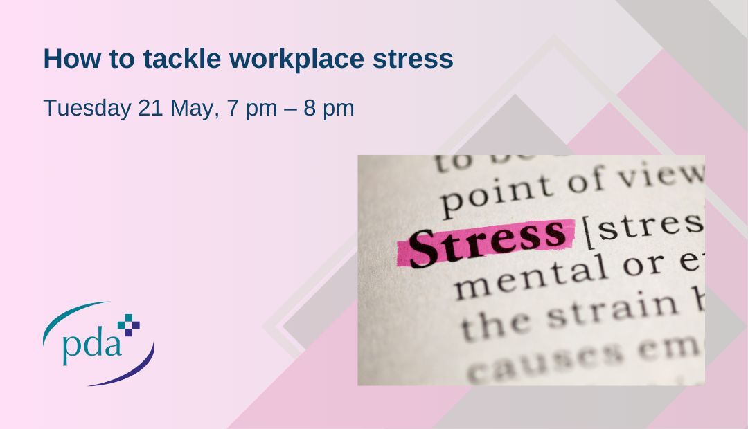 LAST CHANCE TO REGISTER: We are hosting a FREE member-exclusive event, tomorrow at 7 pm, for hospital #pharmacists on managing stress. This online event will support members by giving them the tools needed to improve their wellbeing: buff.ly/4bdkptR #PDAevents