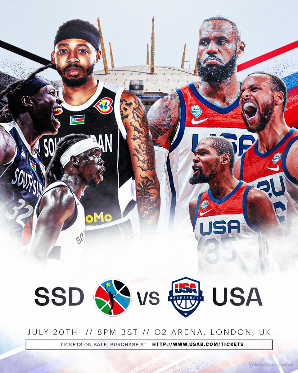 lokosangwani22's tweet image. 🇸🇸 2024 Road to Paris includes an elite stop in LONDON to take on @usabasketball scheduled exactly 2 month from today.
What are your expectations and predictions of the showcase? #ssox #O2arena #paris2024 #teamUSA