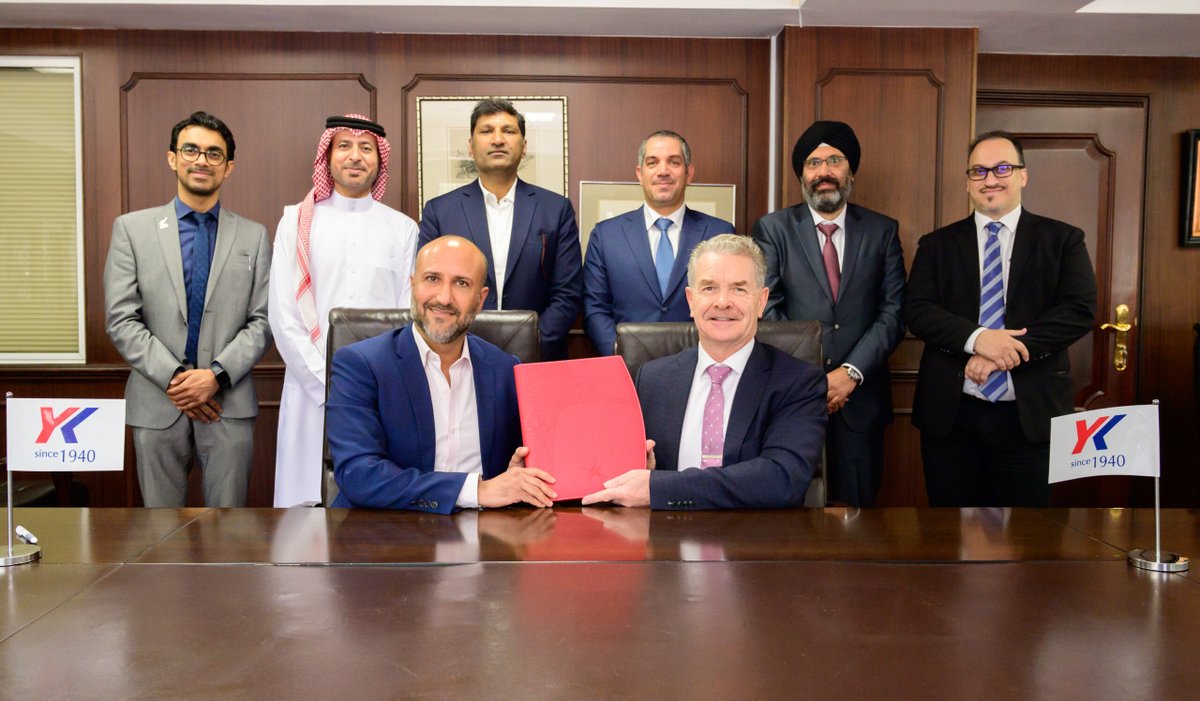 LetsTalkBahrain's tweet photo. Y.K. Almoayyed &amp; Sons Signs MoU with Bahrain Polytechnic

#YKAlmoayyed @PolytechnicBH

LetsTalkCity #Bahrain #Business #SkillDevelopment
#UAE #GCC #MiddleEast
https://t.co/ovQI9LXB15 https://t.co/KpKjrpAYMD